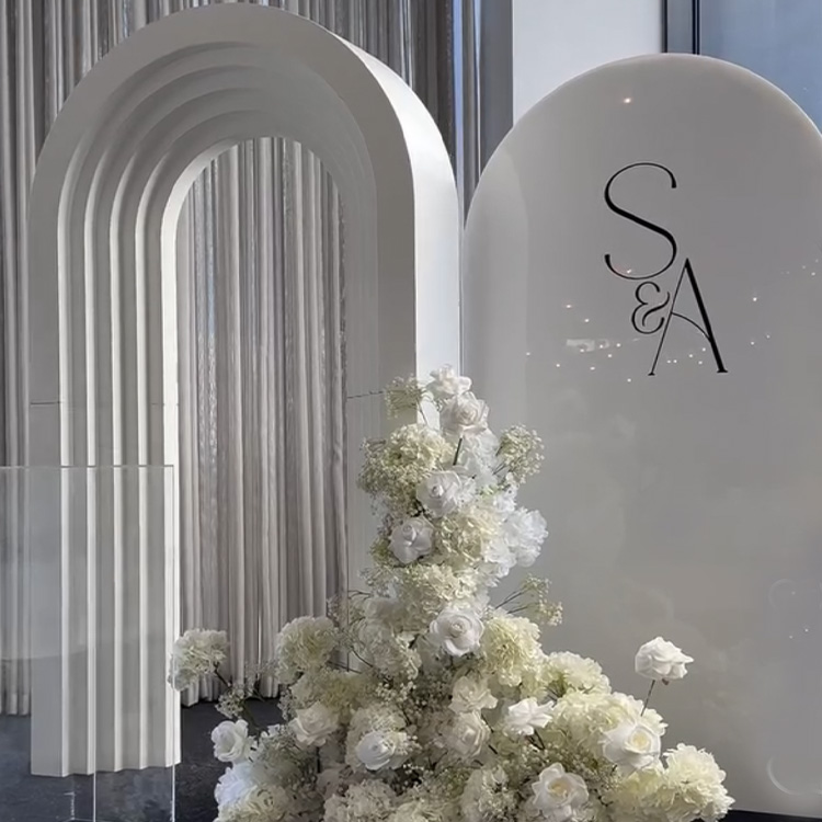 Layered 3d Panel with additional panel and custom sign San Francisco